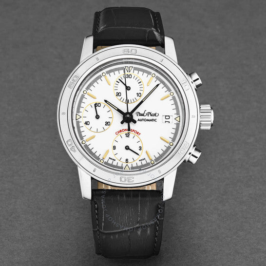 Paul Picot, Chronosport Chronograph Automatic White Dial Men's Watch