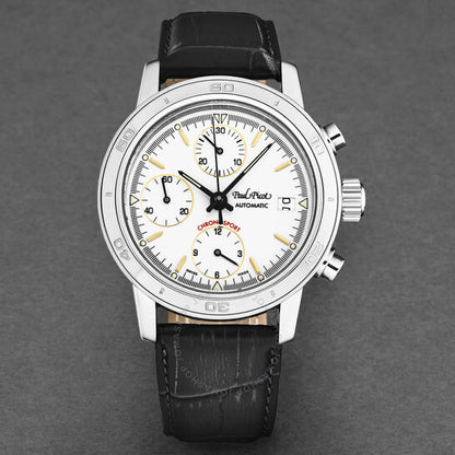 Paul Picot, Chronosport Chronograph Automatic White Dial Men's Watch