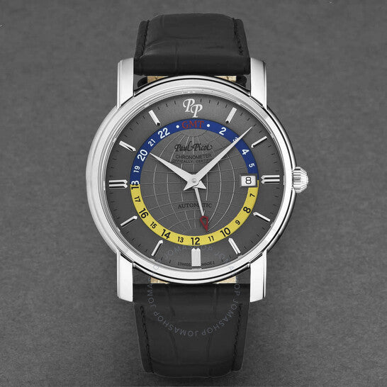 ساعة بول بيكو فيرشاير أوتوماتيكية للرجال بمينا رمادي