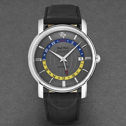 ساعة بول بيكو فيرشاير أوتوماتيكية للرجال بمينا رمادي