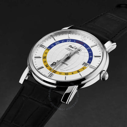 ساعة بول بيكو فيرشاير أوتوماتيكية للرجال بمينا فضي