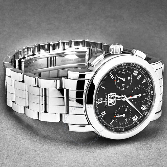 Paul Picot, Firshire Chronograph Automatic Black Dial Men's Watch