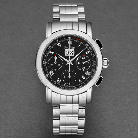 Paul Picot, Firshire Chronograph Automatic Black Dial Men's Watch