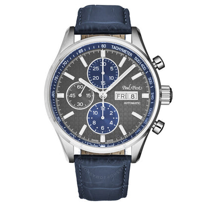 Paul Picot, Gentleman Blazer Chronograph Automatic Grey Dial Men's Watch