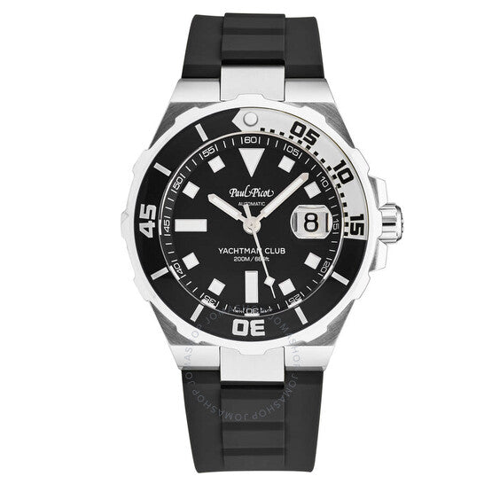Paul Picot, Yachtmanclub Automatic Black Dial Men's Watch
