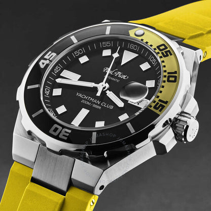 Paul Picot, Yachtmanclub Automatic Black Dial Men's Watch