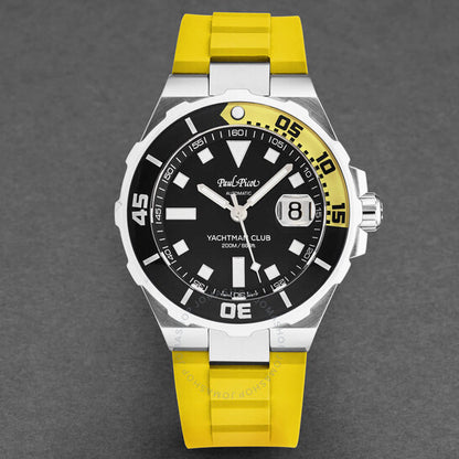 Paul Picot, Yachtmanclub Automatic Black Dial Men's Watch