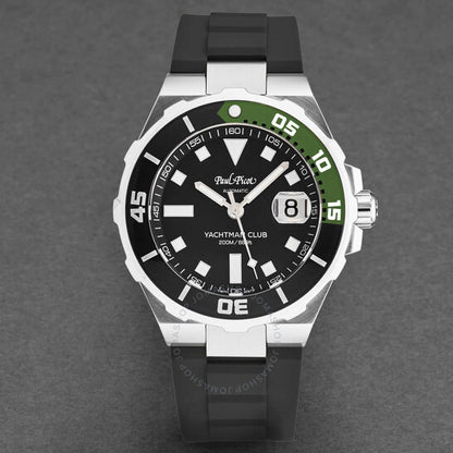 Paul Picot, Yachtmanclub Automatic Black Dial Men's Watch