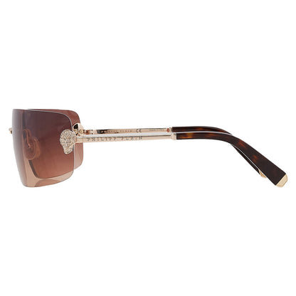 Brown Gradient Wrap Ladies Sunglasses