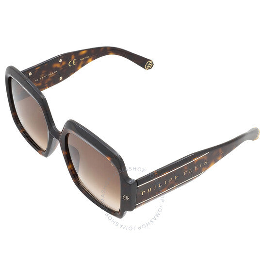 نظارة شمسية مربعة بنية اللون للنساء من فيليب بلين