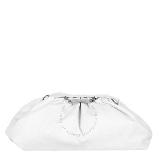 Philipp Plein, Embossed Monogram Leather Pillow Bag In White