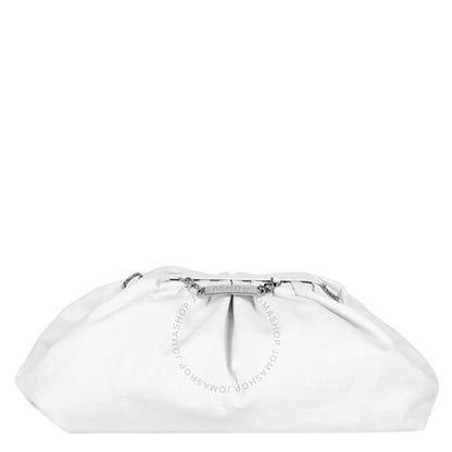 Philipp Plein, Embossed Monogram Leather Pillow Bag In White