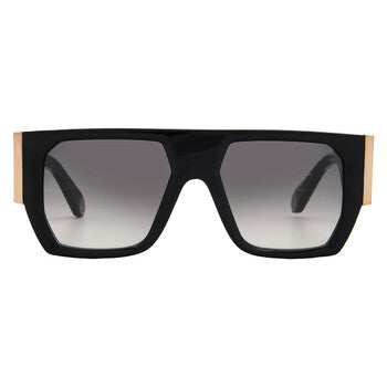 Grey Gradient Browline Ladies Sunglasses
