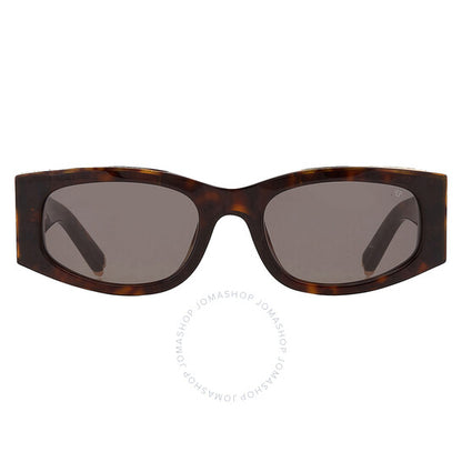 Philipp Plein, Grey Oval Ladies Sunglasses