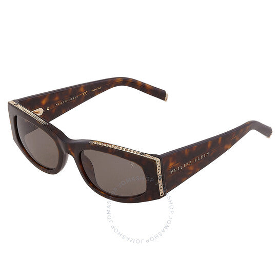 Philipp Plein, Grey Oval Ladies Sunglasses