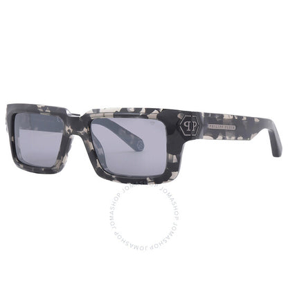 نظارة شمسية رجالية مستطيلة رمادية من فيليب بلين