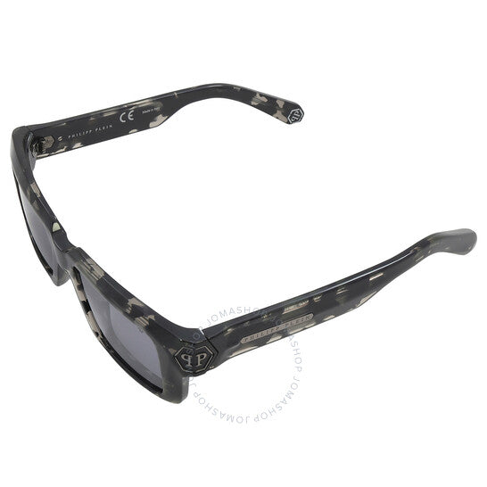 نظارة شمسية رجالية مستطيلة رمادية من فيليب بلين