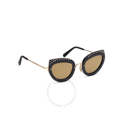 Philipp Plein, Jacqueline Gold Mirrored Cat Eye Ladies Sunglasses