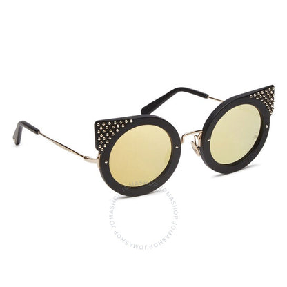 Philipp Plein, Katy Gold Mirrored Cat Eye Ladies Sunglasses