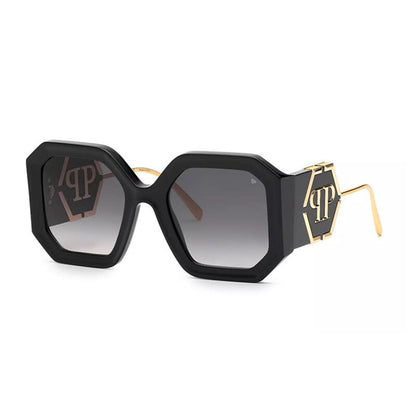 Ladies Black Square Sunglasses