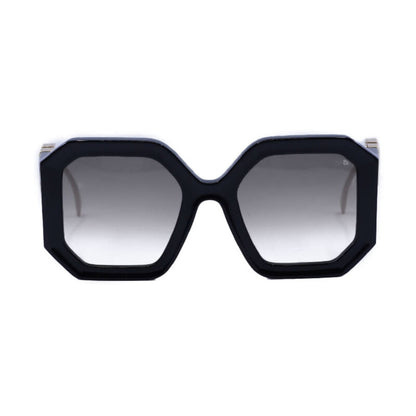 Ladies Black Square Sunglasses