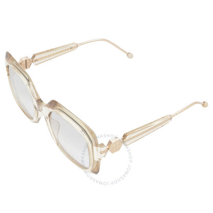 نظارة شمسية مربعة نسائية من فيليب بلين، لون بني فاتح متدرج