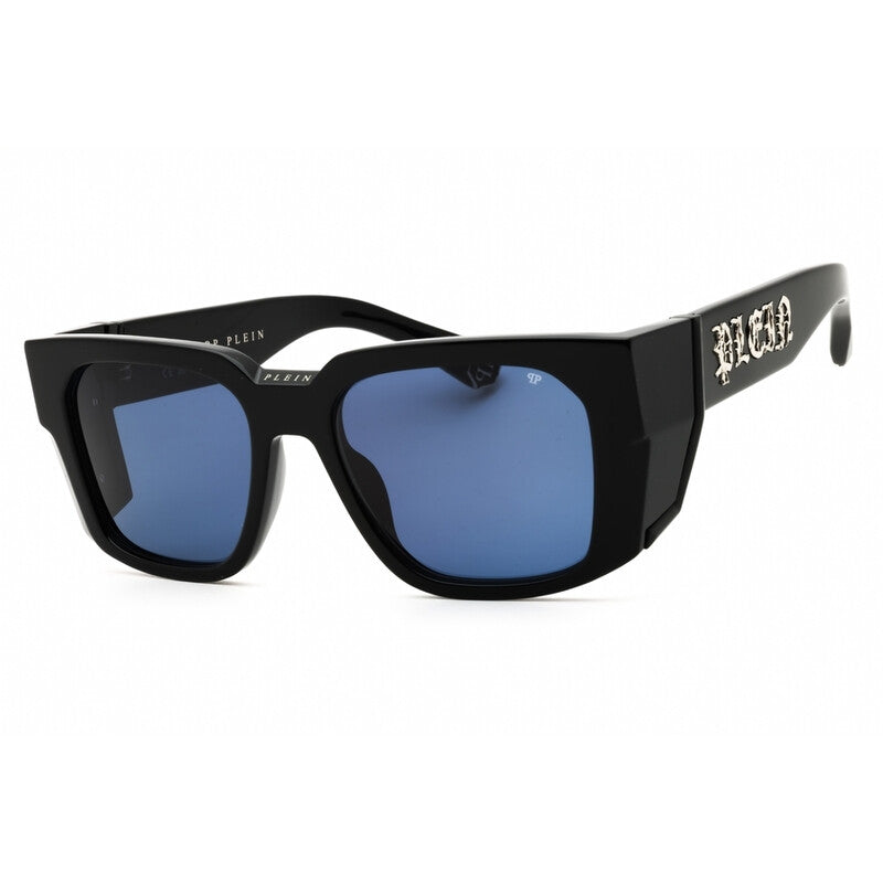 Men's Black Rectangular Sunglasses