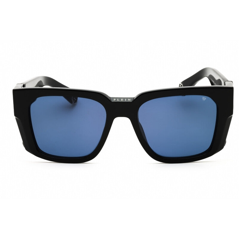 Men's Black Rectangular Sunglasses