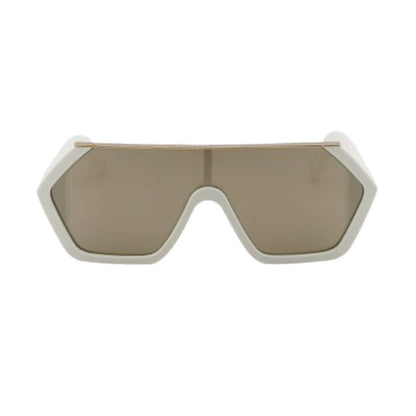 Men's Black Shield Sunglasses