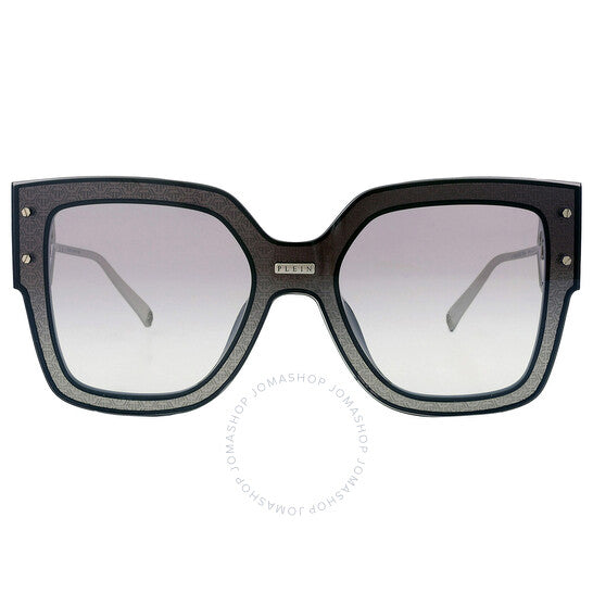 نظارة شمسية مربعة فضية عاكسة للسيدات من فيليب بلين
