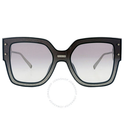 نظارة شمسية مربعة فضية عاكسة للسيدات من فيليب بلين