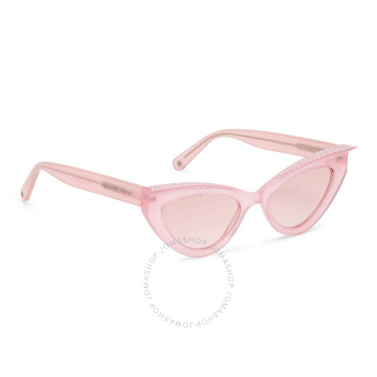 Philipp Plein, Statement Pink Mirror Cat Eye Ladies Sunglasses