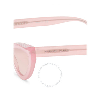 Philipp Plein, Statement Pink Mirror Cat Eye Ladies Sunglasses