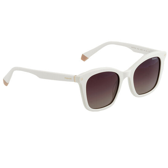 Polarized Brown Gradient Square Ladies Sunglasses