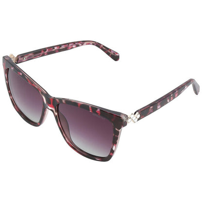 Core Polarized Burgundy Gradient Cat Eye Ladies Sunglasses