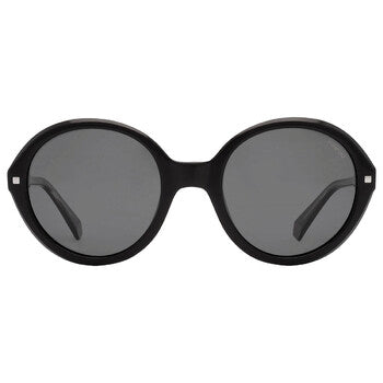 Core Polarized Grey Oval Ladies Sunglasses