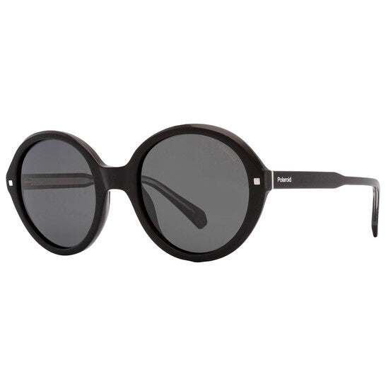 Core Polarized Grey Oval Ladies Sunglasses