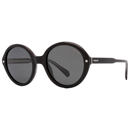 Core Polarized Grey Oval Ladies Sunglasses