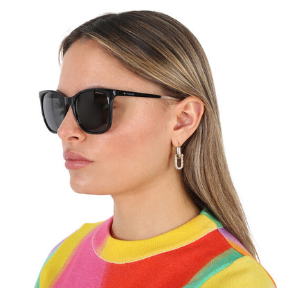 Core Polarized Grey Square Ladies Sunglasses