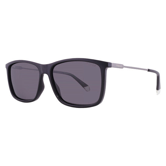 Grey Rectangular Men's Sunglasses