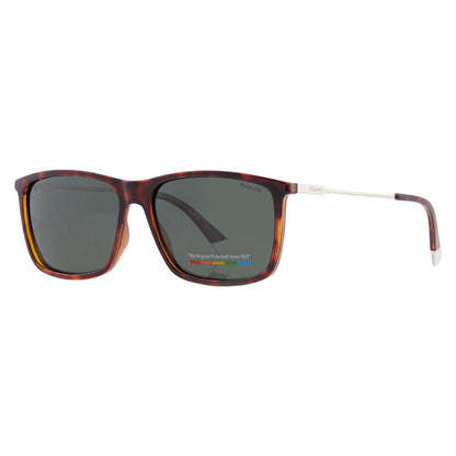 Polairzed Green Rectangular Men's Sunglasses