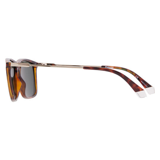 Polairzed Green Rectangular Men's Sunglasses