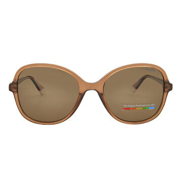 Polarize Bronze Butterfly Ladies Sunglasses