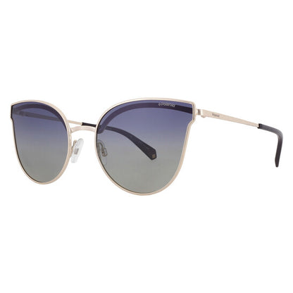 Polarized Blue Gradient Cat Eye Ladies Sunglasses