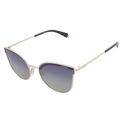 Polarized Blue Gradient Cat Eye Ladies Sunglasses