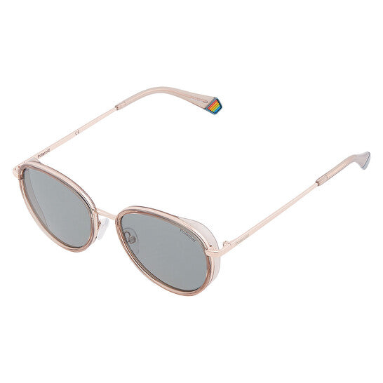 Polarized Blue Oval Men's Sunglasses