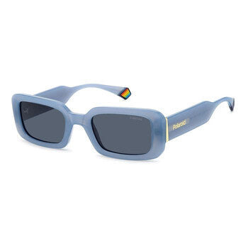 Polarized Blue Rectangular Ladies Sunglasses