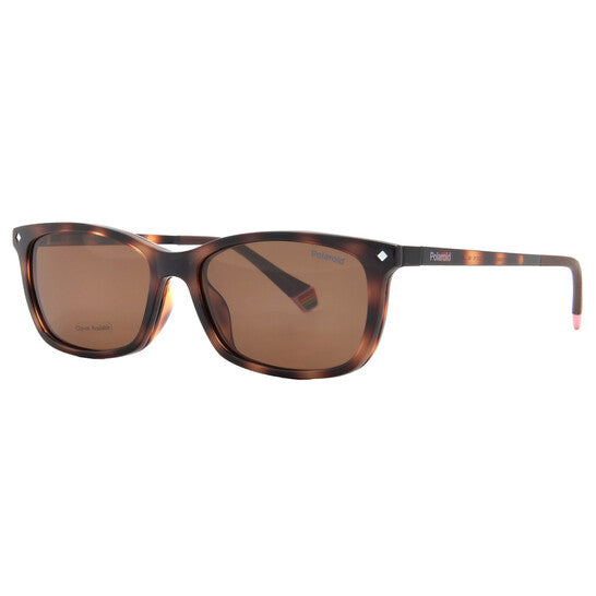 Polarized Bronze Clip-On Sport Ladies Sunglasses