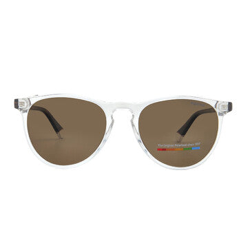 Polarized Bronze Oval Ladies Sunglasses