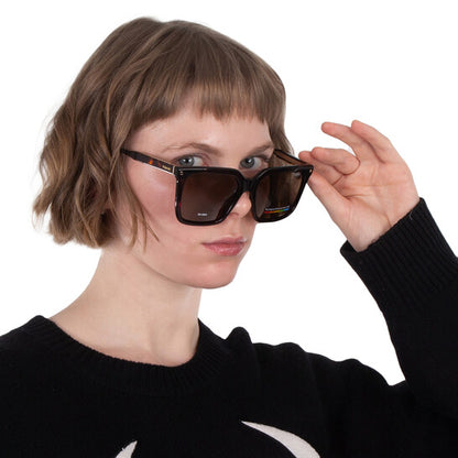 Polarized Bronze Square Ladies Sunglasses PLD4115SX 0086/SP 54